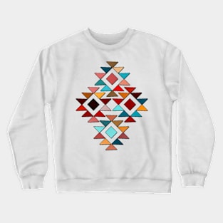 Golden Diamond Pattern (Aztec Inspired) Crewneck Sweatshirt